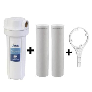 Imagem de Filtro De Agua Para Caixa D'água Poe Bbi Cavalete Caixa Dagua + 2 Refi