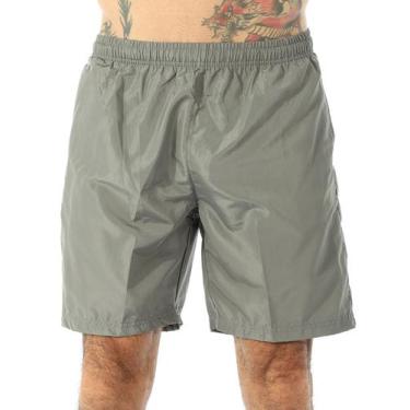 Imagem de Bermuda Masculina Anistia Dry Fit Estampa Refletiva Cinza, Cinza, M