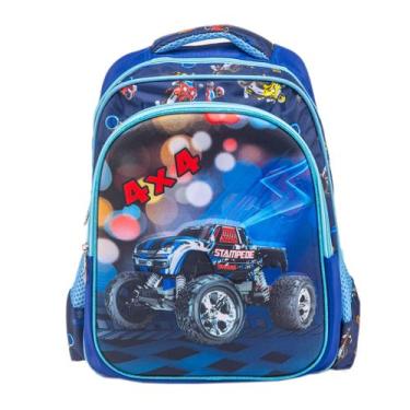 Imagem de Mochila Infantil Menino Mochila Escolar Infantil Impermeável - OKI-NI,
