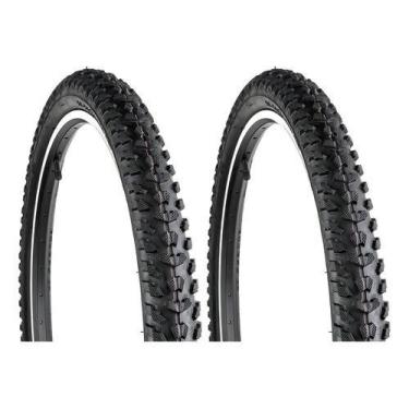 Imagem de Par Pneu Bike Levorin Excess Aro 24x1.95 Bicicleta Mtb Cravo