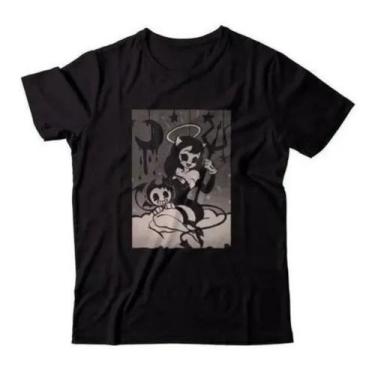 Imagem de Camiseta Unissex Com Estampa Halloween Ocultismo Bruxaria Natural - SE