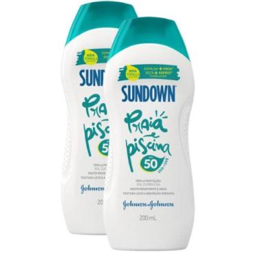 Imagem de Kit 2 Protetor Solar Sundown Praia e Piscina FPS 50 200ml