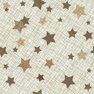 Imagem de Papel de Parede Temático Estrelas Tons Pastéis e Beges 3,3m - DEKAL DE