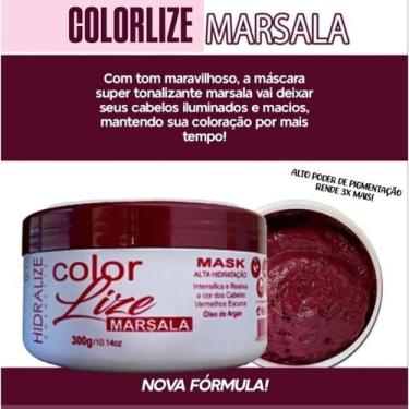 Imagem de Máscara Tonalizante Color Lize Hidralize - Cor Radiante Sem Amônia 300
