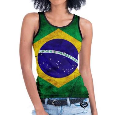 Imagem de Camiseta regata do Brasil FEMININA América - Alemark, M