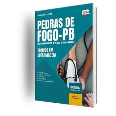 Imagem de Apostila Prefeitura de Pedras de Fogo - PB 2025 - Técnico em Enfermage
