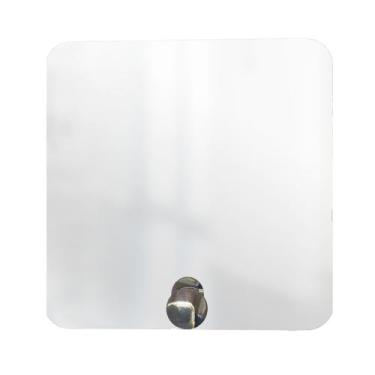 Imagem de Espelho Funcional Hook Cromado 50x50 Cm Quadrado - e2g Design