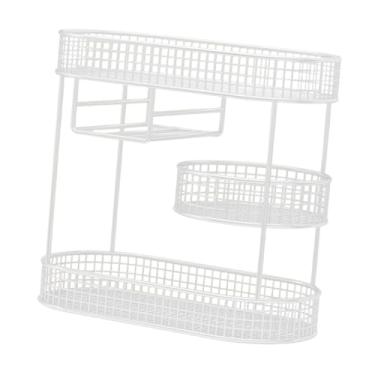 Imagem de IEUDNS Cesta de frutas de 3 camadas, tigela de frutas, lanche e porta doces, multiuso, de cozinha, para batata, pão, mesa de despensa, Branco