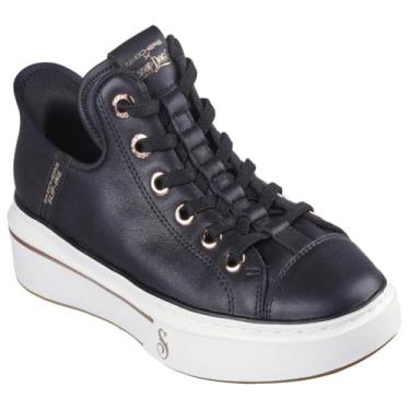 Imagem de Skechers Snoop Dogg:Snoop One-og Couro Hands Free Slip-ins Tênis feminino, Preto, 40
