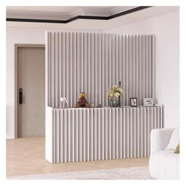 Imagem de Biombos e Divisórias Tela De Painel Divisória Dobrável, Divisória De Sala Ajustável Flexível Com Prateleiras, Divisória De Parede Com Tela De Privacidade Portátil Para Casa, Hotel, Escritório, Escola(