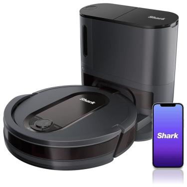 Imagem de Aspirador de Pó Robô com Conexão via APP, WI FI e Auto Esvaziamento, 110v, SHARK RV912S, Cinza escuro