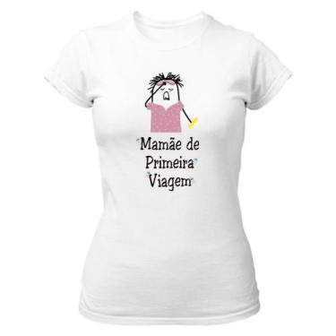 Imagem de Camiseta Baby Look Dia das mães Flork primeira viagem - Alearts, P