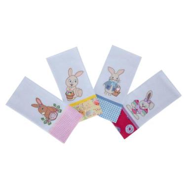 Imagem de Pano de prato patchwork páscoa - 10 peças - Autoestima Home