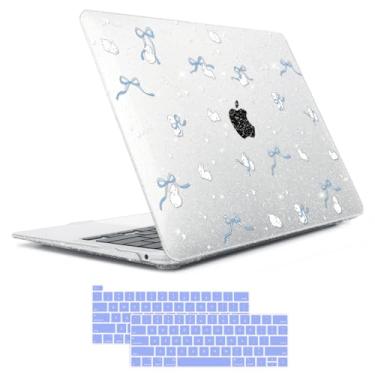 Imagem de HOHAIYOO Capa para MacBook Pro 13 polegadas 2022 2021 2020-2017 versão M2 M1 A2338 A2251 A2289 A2159 A1989 A1706 Touch bar, capa rígida de plástico e capa de teclado, protetor de tela e capa de
