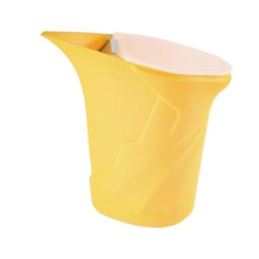 Imagem de WeiLaiKeQi Chaleira de chá de café de silicone 360ml Camping portátil chaleira cafeteira cafl the kettle for home cozinha piquenic bar ao ar livre, Amarelo