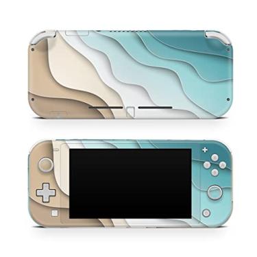 Imagem de Tacky Design Wave Decal Skin Compatible with Nintendo Switch Lite Skin Wrap, Abstract Skin for Nintendo Switch Lite Cover, Premium Vinyl 3M Full Wrap Decal.