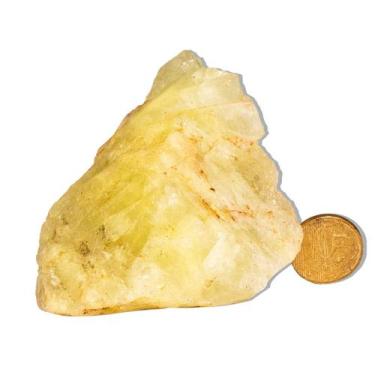 Imagem de 01 Enxofre Bruto Pedra Natural 250 a 300g 7 a 12cm Tipo A - Cristaisde