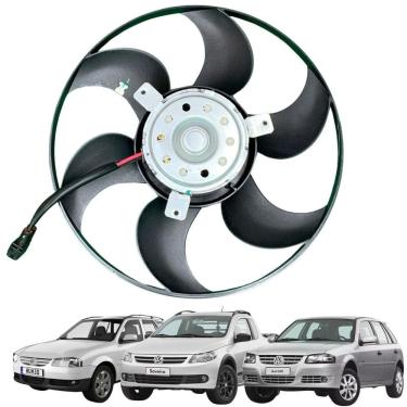 Imagem de Ventoinha Radiador Vw Gol Parati Saveiro G2G4 Com Ar