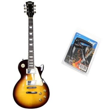Imagem de Kit Guitarra Les Paul Land Cherry Dark  + Capo Traste Pb-A07