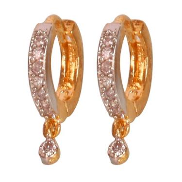 Imagem de Touchstone Brincos de joias de designer indiano Bollywood para mulheres