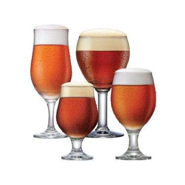 Imagem de Jogo de Copos de Vidro para Cerveja 4 Peças - Ruvolo Mixologista Speci