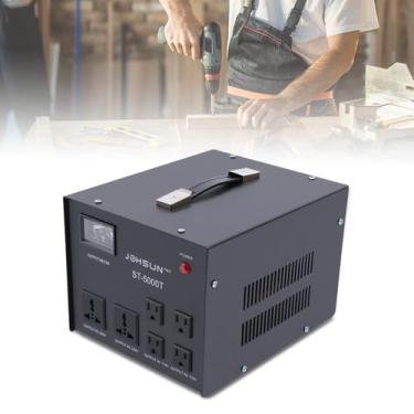 Imagem de Transformador DNYSYSJ ST-5000 5000W 220V a 110V com proteção