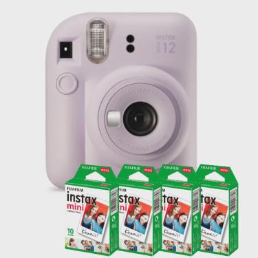Imagem de Câmera Instantânea Instax Mini 12 lilás + Filme 40 Fotos Fujifilm