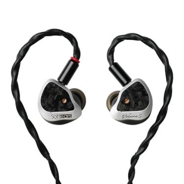 Imagem de LEAUDIO Fones de ouvido Softears Volume S 1DD+1 DD+2BA passivo com fones de ouvido intercambiáveis de 3,5 mm/4,4 mm