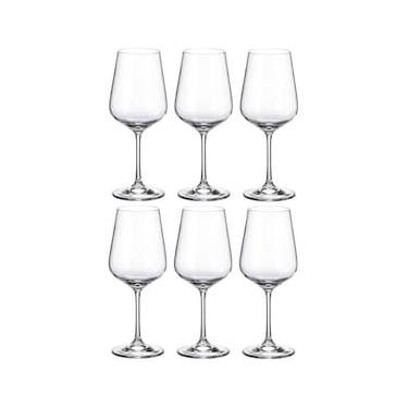Imagem de Conjunto de Taças para Vinho Bohemia Strix em Cristal 450ml - 6 Peças
