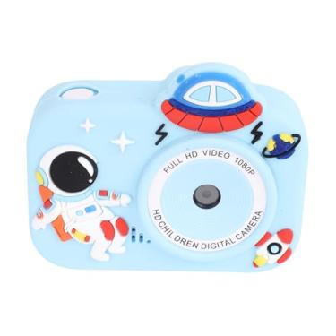 Imagem de Câmera Digital Toy 1080p Screen IPS, Design Divertido, Amigável para Crianças Fotografia Infantil, Gravação de Vídeo, Fotografia de Lapso de Tempo (Azul)