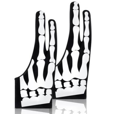 Imagem de Luva de artista Jecery Skeleton 2 Finger para tablet de desenho