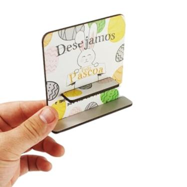 Imagem de Decoração de Páscoa em MDF, Coelho com Chocolate, Lembrancinha (50)