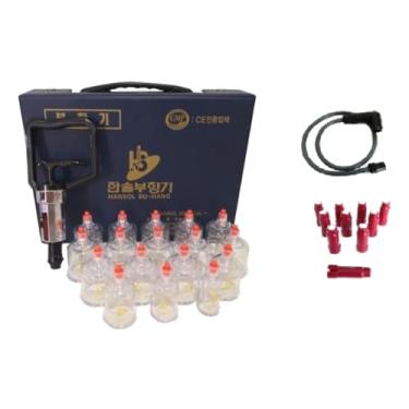 Imagem de Kit Ventosas Acupuntura 17 Copos + Pinos + Mangueira