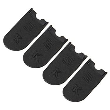 Imagem de Yootones 4 peças de almofada de borracha para descanso de polegar para saxofone compatível com saxofone tenor alto soprano (preto)