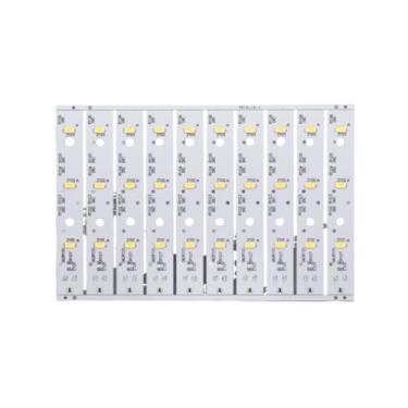 Imagem de SURPOUF Placa de luz LED WR55X26671 (pacote com 10) serve para refrigeradores GE substituir PS11767930, AP6035586, 4468532, EAP11767930