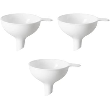 Imagem de Funil, funil dobrável, 3 peças, funil de cozinha, mini funil de filtros para transferência de óleos essenciais, garrafas de licor em pó, ingredientes secos