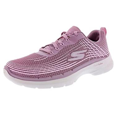 Imagem de Skechers Go Walk 6 Inner Joy feminino, Malva, 34