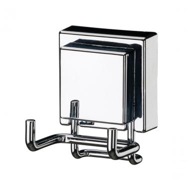 Imagem de Gancho Cabide Duplo Inox Com Ventosa Future 7009