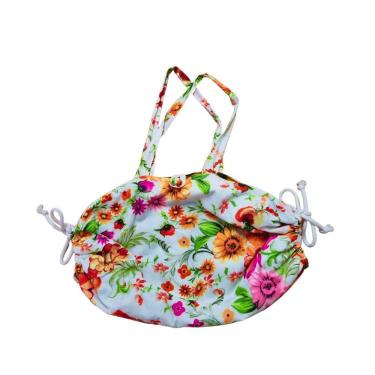 Imagem de Bolsa Toalha De Praia Piscina Estampada - Magic Enxovais Branca Girassol