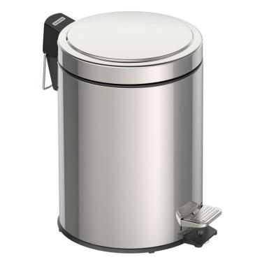 Imagem de Lixeira Inox Tramontina Brasil Com Pedal Em Aço 5 Litros 94538105
