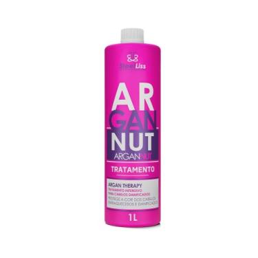 Imagem de Progressiva Redutora Argan Nut Therapy Alisamento 100% - Steel Liss Co
