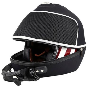 Imagem de Bolsa Case para Capacete de Moto (Cinza)