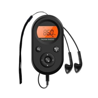 Imagem de Generic Rádio Am Fm, Mini Portátil Recarregável De Bolso Com Melhor Recepção, Receptor Estéreo Sintonização Digital, Fones Ouvido Para Corrida, Caminhada E Acampamento (1)