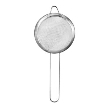 Imagem de Peneira pequena inox cozinha culinária pratica