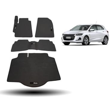 Imagem de Tapete Borracha Onix Hatch 20-23 Tras Interiço Porta-malas