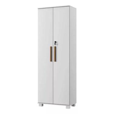 Imagem de Armário Multiuso Bahia 2 Porta C/ Chave 4 Prateleira Interna Arte Móve