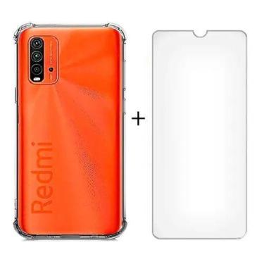 Imagem de Capa Anti Impacto + Pelicula Vidro Para Xiaomi Redmi 9t - Universo