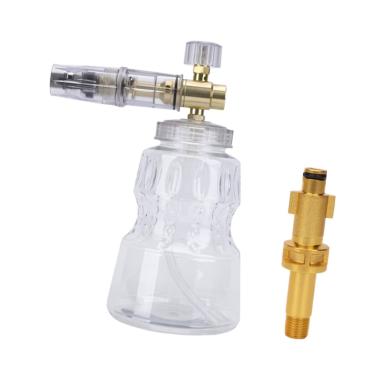 Imagem de IEUDNS Pulverizador de espuma de pressão, lavadora de alta pressão, equipamento de limpeza automática de 1L, garrafa de espuma portátil de grande capacidade, G Adpater