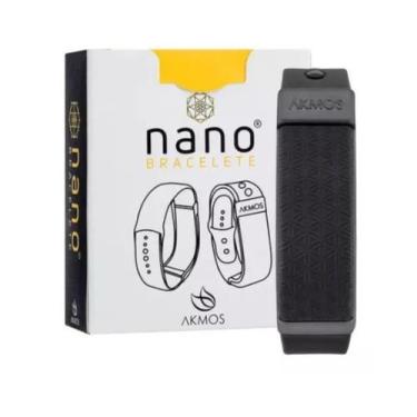 Imagem de Nano bracelete akmos pulseira original all black, P