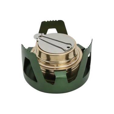 Imagem de Fogão a Álcool - Queimador Portátil Para Ambientes Externos - Aquecedor Compacto Leve E Portátil Para Sobrevivência Caminhadas E Piqueniques